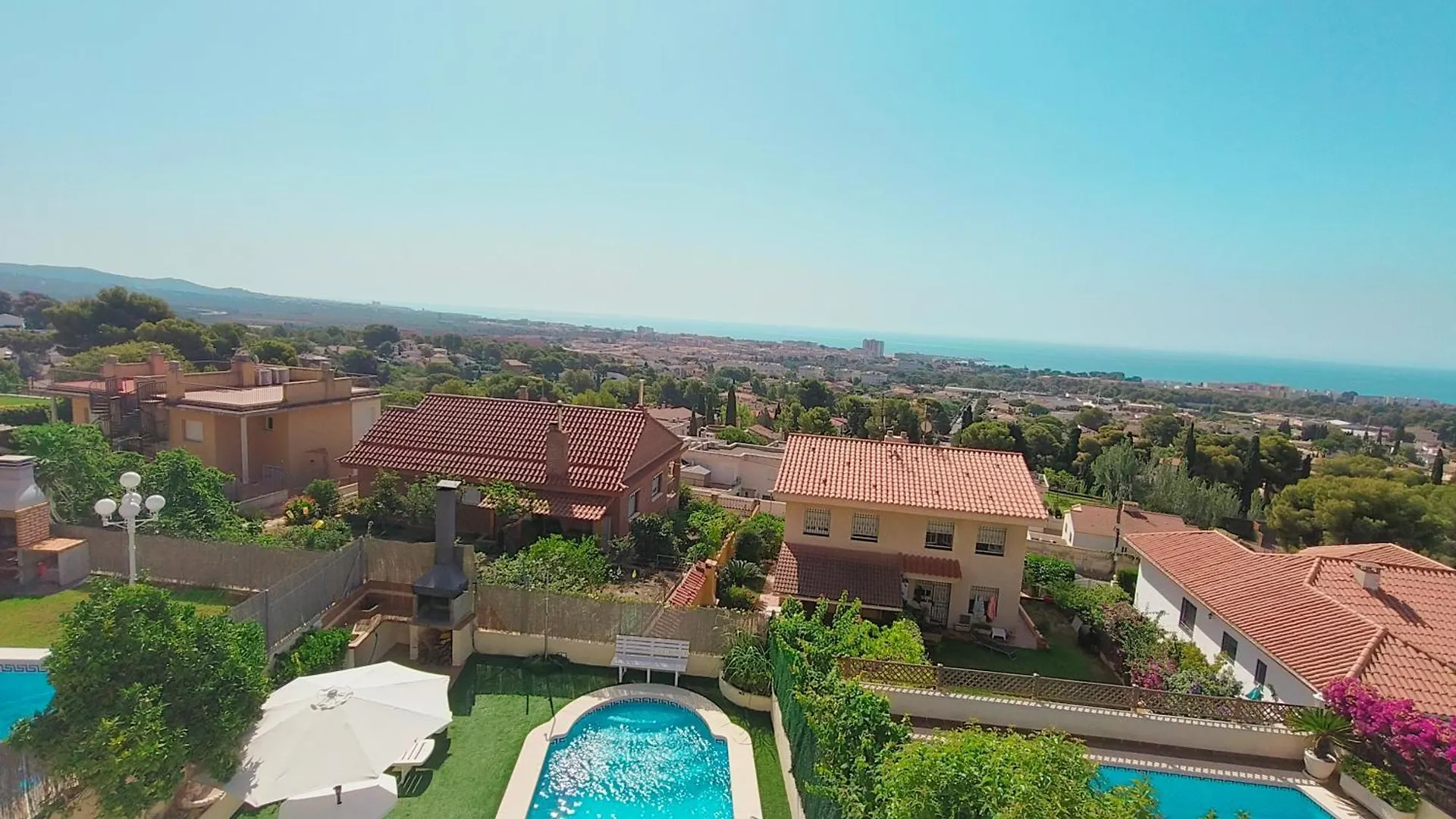 Vila Pareada Con Piscina Privada Y Con Vistas Coma-ruga Španělsko
